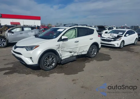 2016 Toyota Rav4 Hybrid Limited из США, поврежденный, VIN JTMDJREVXGD040063